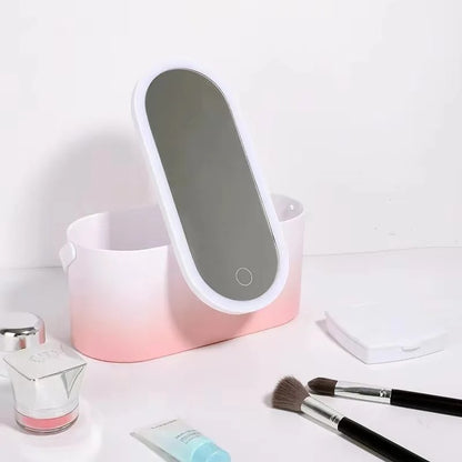 Boîte de Maquillage avec Miroir Led